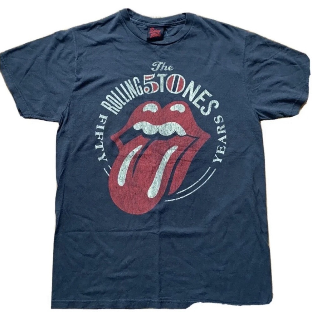 Anniversary Official T-shirt Rolling Stones 50 years 2012 year Large